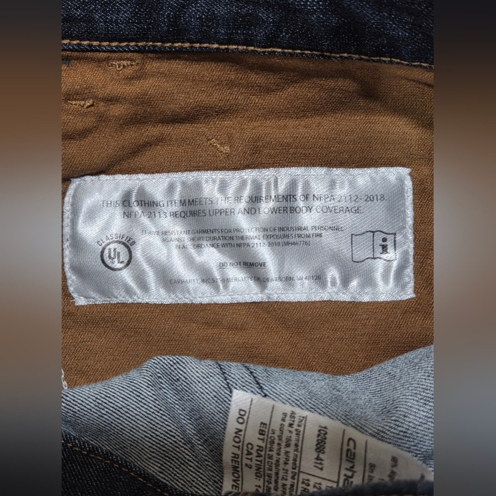 Carhartt Women's FR Rugged Flex Jeans Size 12‎ Regular NWT - Picture 3 of 11